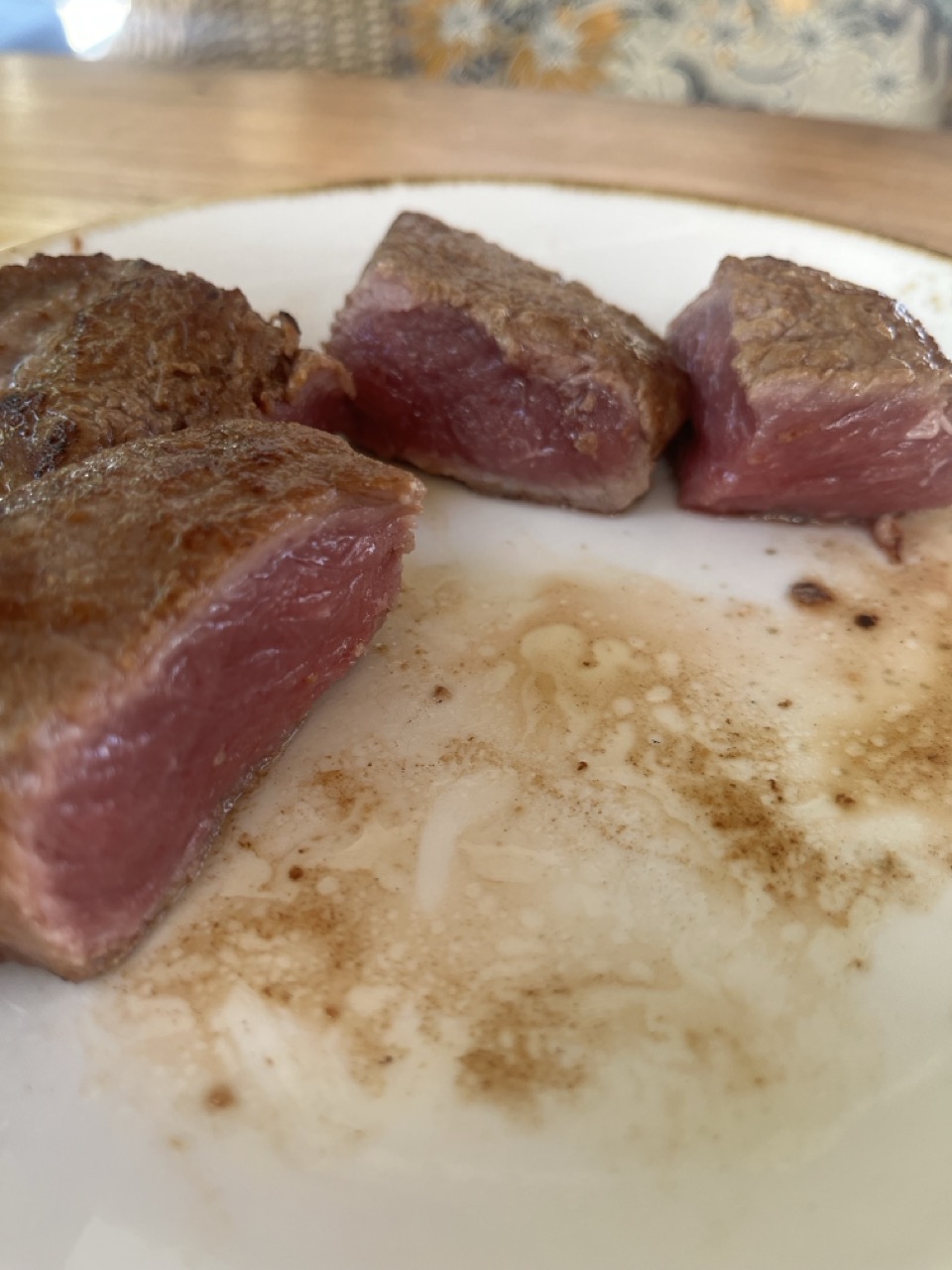 Actually cooked beef - looks completely different