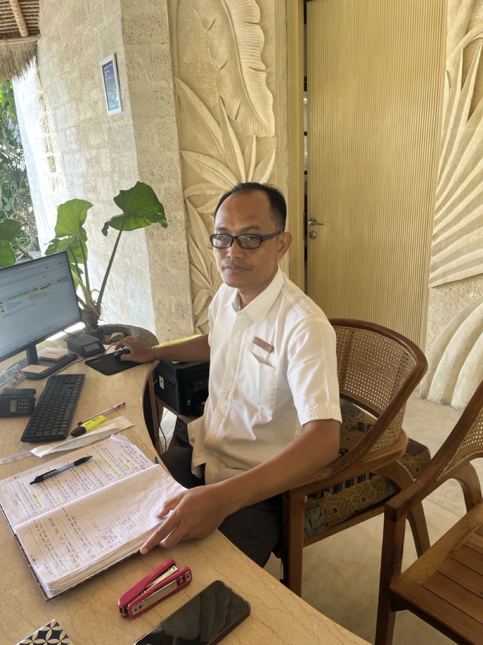 Operations Manager Sindra Sindrawan